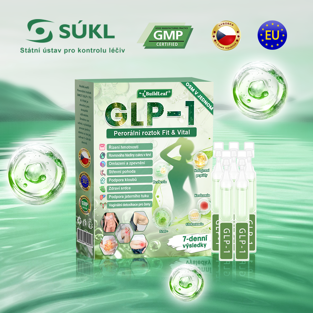 ♻️Oficiální obchod ČR | BuildLeaf® GLP-1 8-v-1 Fit & Vital Řešení (Jednou denně, viditelné změny za 7 dní) ✅ Obezita, kardiovaskulární zdraví, cukrovka, spánková apnoe, zdraví střev, problémy se klouby a další.